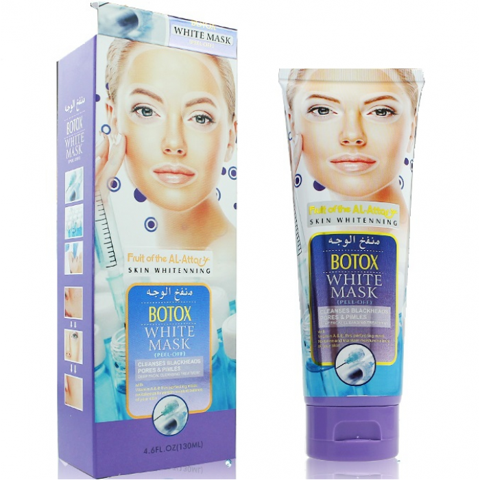 Маска пленка для лица Wokali Botox White Mask Al-Attar с ботоксом 130 мл