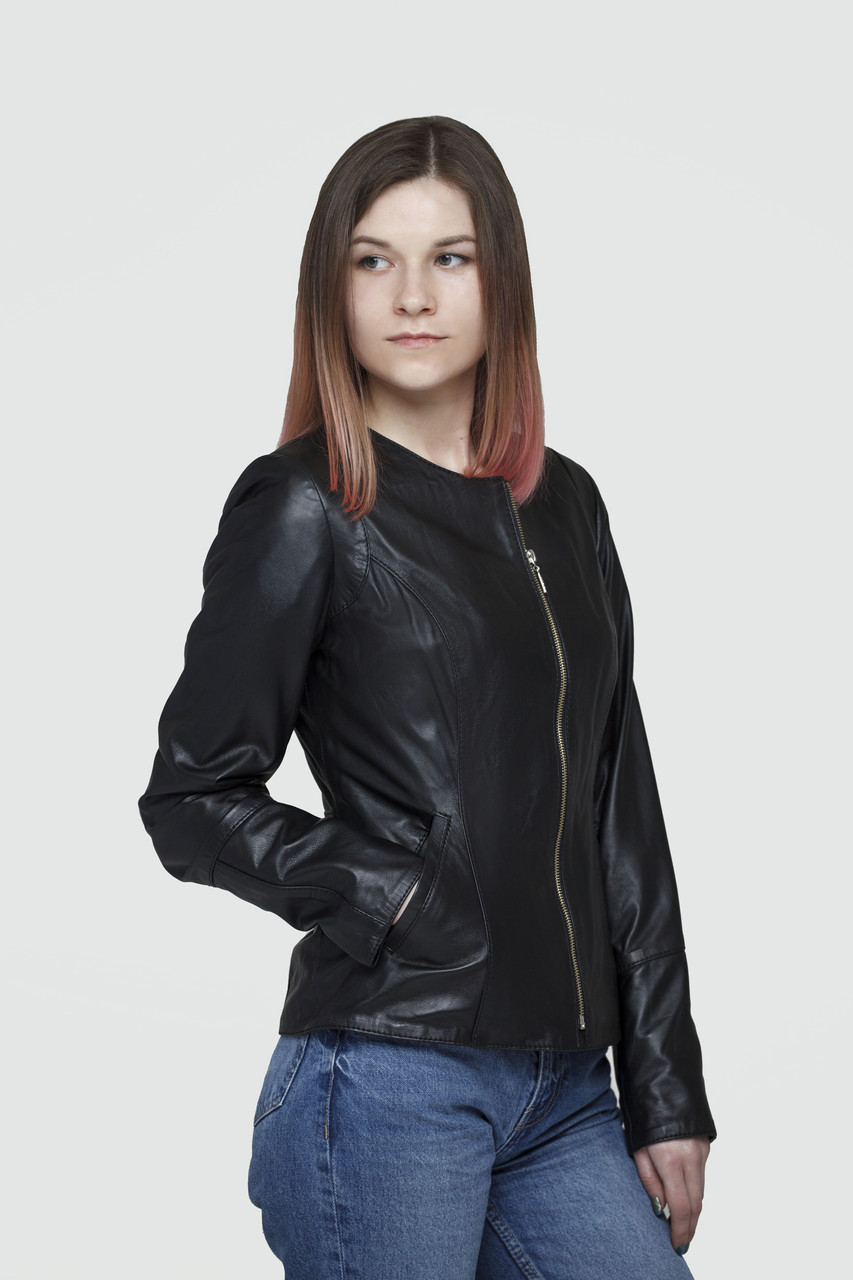Куртка шкіряна жіноча CHANE1 розмір 3XL