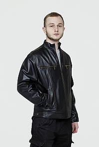 Мужская куртка Eleganza из натуральной кожи модель JEANS размер M