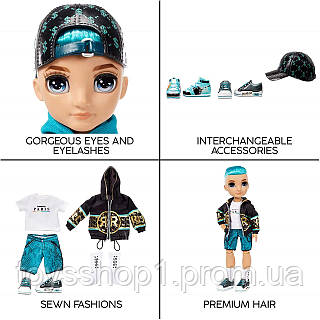 Лялька Рейнбоу Хай Рівер Кендалл хлопчик Rainbow High River