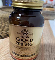 Коензим q10 (кофермент) Солгар Solgar CoQ-10 200 mg vegan 60 капсул