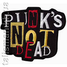 Нашивка з вишивкою PUNK'S NOT DEAD 6