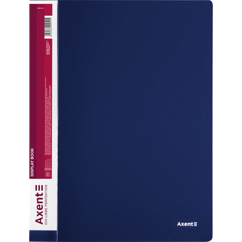 Дисплей-книга Axent 60 файлів, синя 1060-02-A
