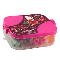 Пластилін Kite Hello Kitty HK19-080 в пластиковому боксі, 7 кольорів + 8 інструментів