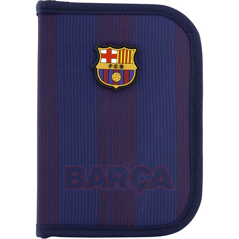 Пенал без наповнення Kite Education FC Barcelona BC20-622, 1 відділення, 2 одвороту