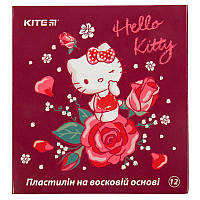 Пластилин восковой Kite Hello Kitty HK19-1086, 12 цветов, 240 г