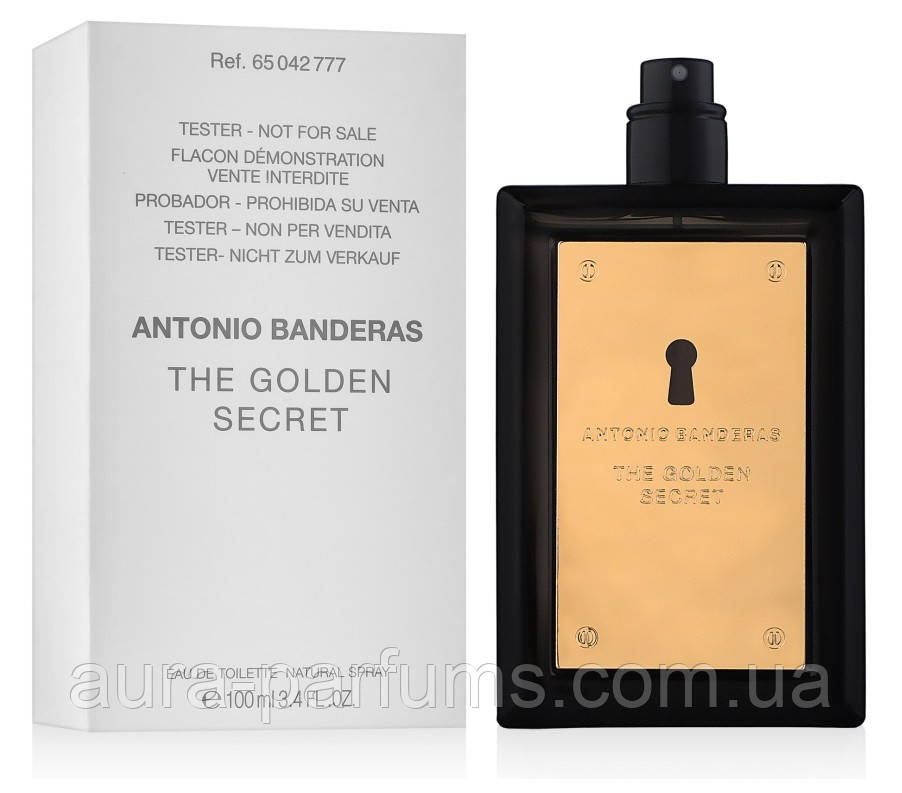 Чоловічі парфуми Antonio Banderas The Golden Secret Туалетна вода (тестер) 100 ml/мл