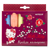 Крейда кольоровий Kite Jumbo, 6 кольорів, Hello Kitty HK19-073