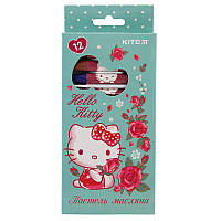 Пастель олійна, 12 кольорів, Kite Hello Kitty HK19-071