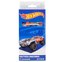 Пастель масляная, 12 цветов, Kite Hot Wheels HW19-071