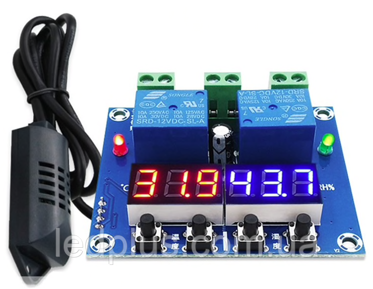 Регулятор температури і вологості 12В XH-M452