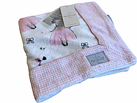 Детское полотенце Maison D'or Pinkie Princess махровое 75-100 см белое