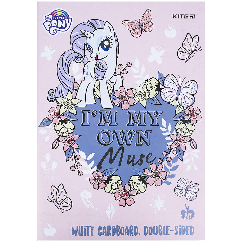 Картон белый Kite My Little Pony LP21-254, А4, 10 листов, папка - фото 1 - id-p1353952783
