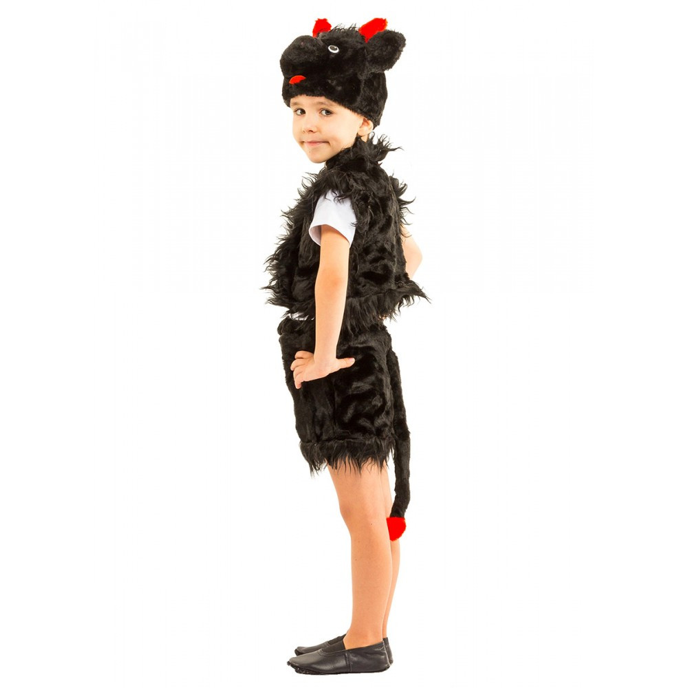 Карнавальный костюм ЧЕРТИК,ЧЕРТЁНОК для мальчика 3,4,5,6,7 лет детский маскарадный костюм ЧЕРТЁНКА - фото 2 - id-p614441965