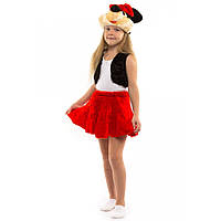 Карнавальный костюм МИННИ МАУС для девочки 3,4,5,6 лет детский маскарадный костюм МИККИ МАУС девочка