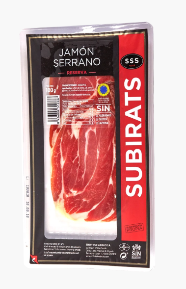 Хамон Subirats Jamon Serrano Reserva 100 г