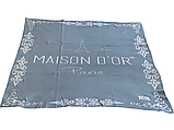 Дитячий плед Maison Dor Baby Tricot Blanket Blue&White трикотаж 70-90 см блакитний, фото 2
