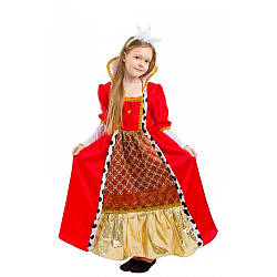 Карнавальный костюм КОРОЛЕВА для девочки 7,8,9,10 лет детский маскарадный костюм КОРОЛЕВЫ
