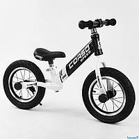 Велобег детский "CORSO" 10234 стальная рама, колесо 12", надувные колёса