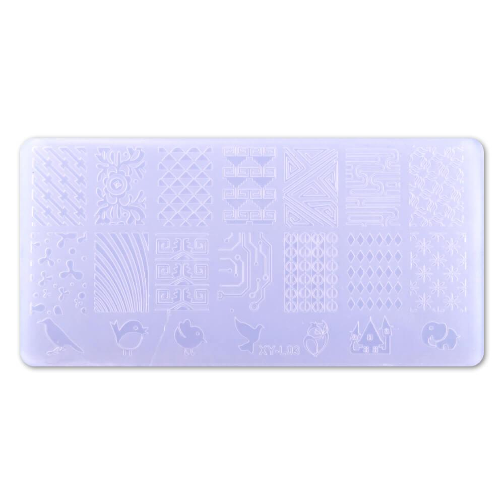 Акрилові пластини для стемпинга XY-03 MAXXIMUM *