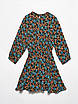 9070 Сукня mini чорна принт квіти 9070 (2000000012124), фото 3
