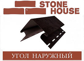 ЮПЛАСТ Stone House Сланець Кут зовнішньої фасадної панелі