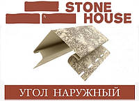 ЮПЛАСТ Stone House Кирпич Угол наружный фасадной панели