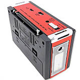 Радіоприймач Golon RX-381 MP3+USB+SD з LED-ліхтариком Red, фото 3