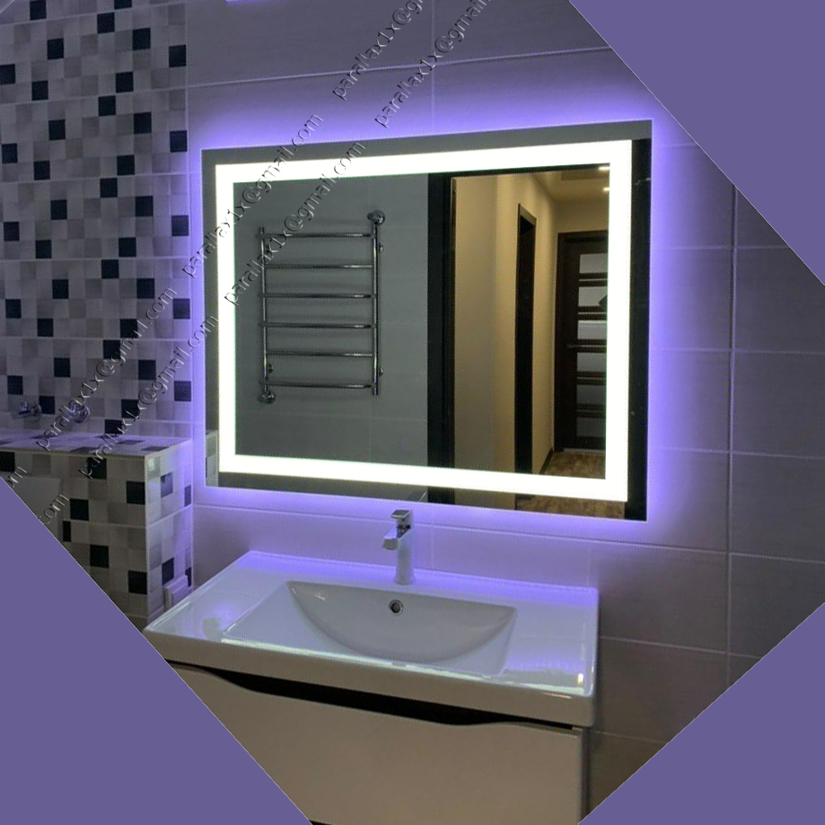 Дзеркало з LED-підсвіткою і контурною підсвіткою, 1000х800 мм, L13А
