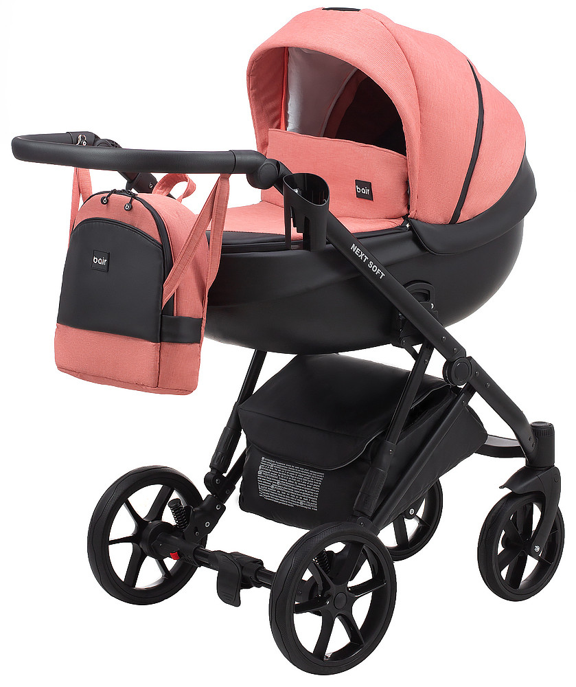 Дитяча коляска 2 в 1 Bair Next Soft Терракотовий, фото 1