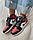 Чоловічі кросівки AJ 1 Mid Біло-червоні  Люкс, фото 10
