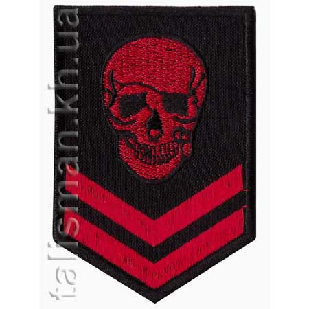 Нашивка RED SKULL MILITARY