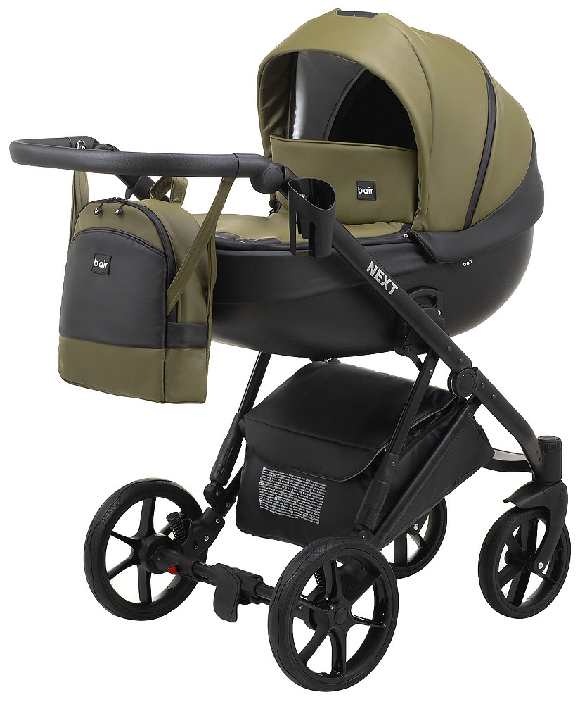 Дитяча коляска 2 в 1 Bair Next Ecco Хакі, фото 1