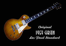 Плакат GIBSON Les Paul Standard