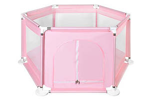 МАНЕЖ дитячий рожевий 8493