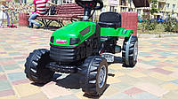 Детский трактор на педалях Pilsan (зеленый цвет)