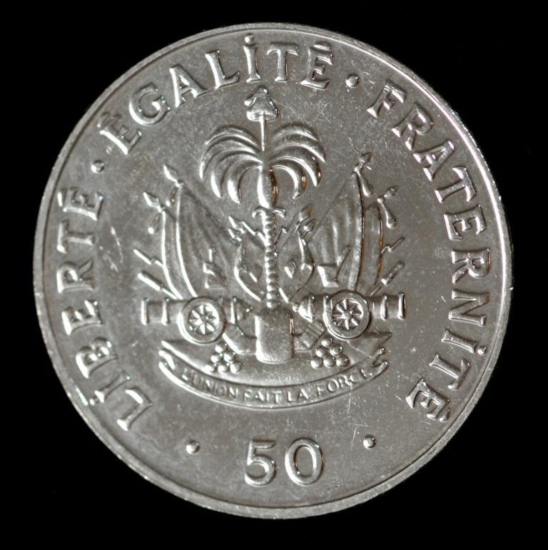 Монета Гаїті 50 сантимів 2011 р.