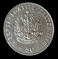 Монета Гаїті 50 сантимів 2011 р.