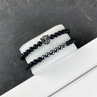 2B Rich Bracelet 8 mm, 19 cm Tiger All Black