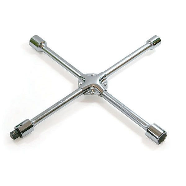 Ключ балонний хрестової Force 681B400 17*19*21*22 мм із знімним перехідник 1/2"