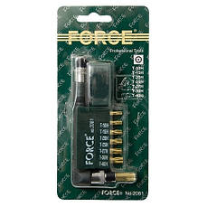 Набір біт Force 2081 1/4" Torx 8 пр.