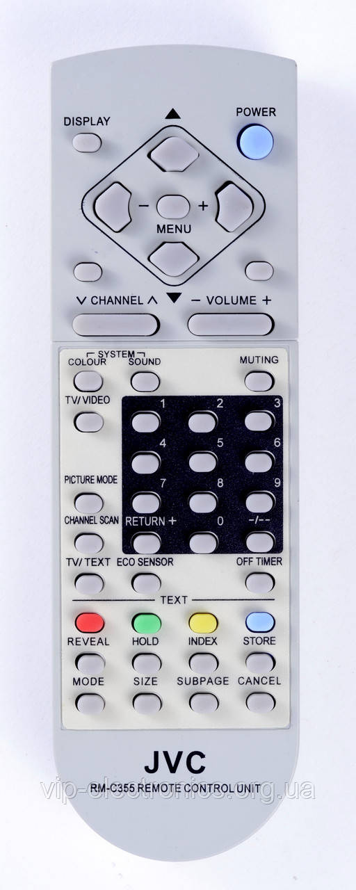 Пульт JVC  RM-C355 (TV) з ТХТ як оригінал