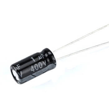 Конденсатор електролітичний алюмінієвий 10шт, 1мкФ 400В 105С