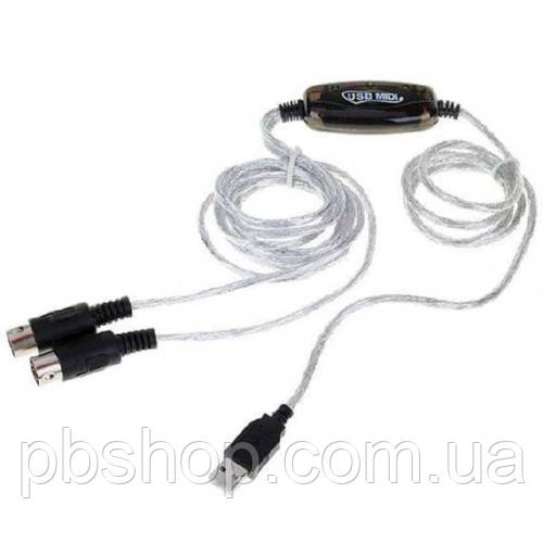 MIDI інтерфейс кабель USB, підключення клавіатури