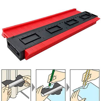 Шаблон для вимірювання обрисів 25см Контур для укладання ламінату