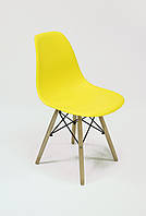 Желтый яркий пластиковый стул Intarsio Eliot Желтый (ELIOTYE) для кухни, кафе