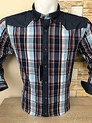 Чоловіча сорочка з довгим рукавом ALBIARO 100% котон