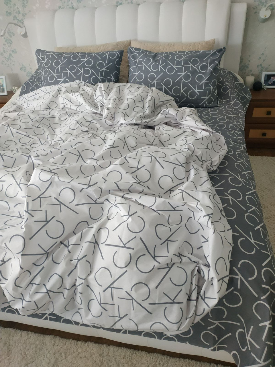 Сімейна постільна білизна бязь голд - Кельвін Кляйн