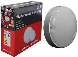 Вологозахищений LED світильник для ЖКГ коло 8W 6000K IP54 LU-WR-8C ТМ LUMANO