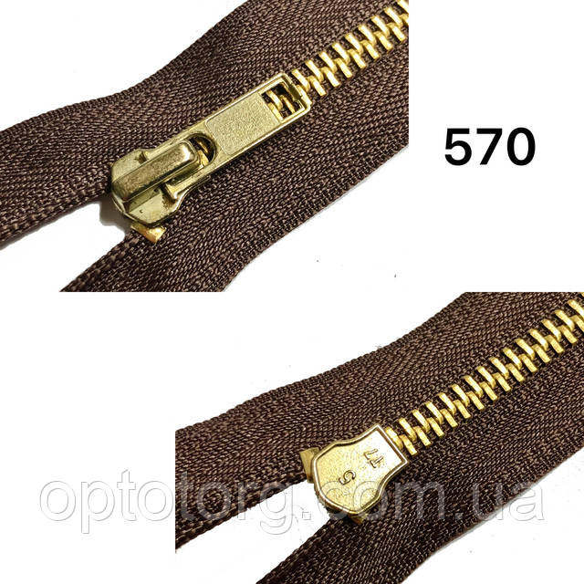 металева джинсова кишенькова змійка блискавка 18 см